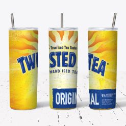 Twisted Tea Blue Label Original design for 20 oz Skinny tumbler
