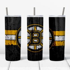 Boston Bruins design for 20 oz Skinny tumbler