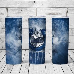 Blue Colts Design for 20oz skinny Tumbler