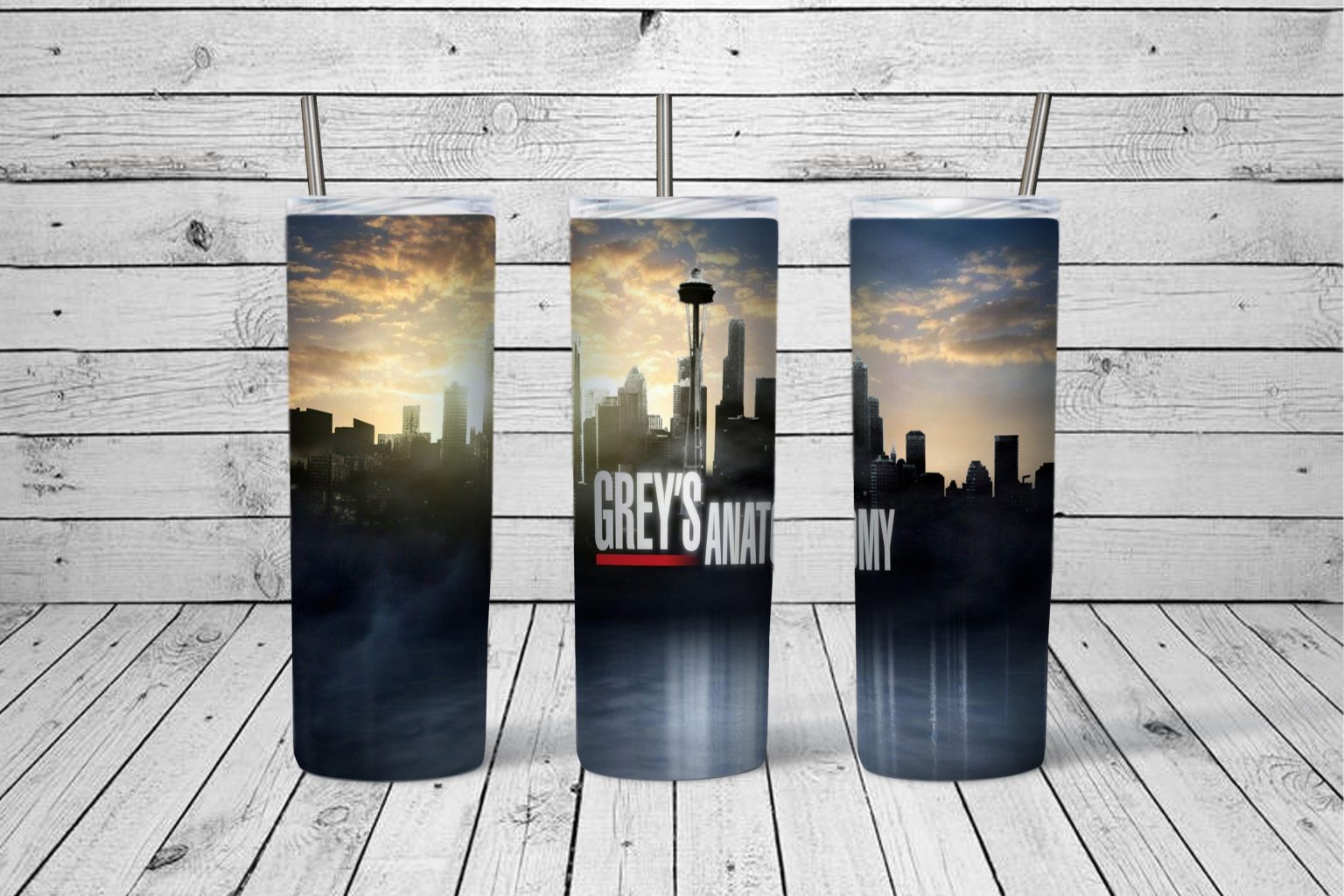 Grey's Anatomy Design for 20oz skinny Tumbler