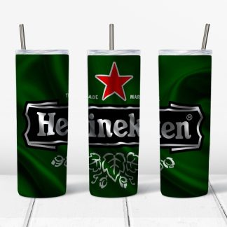 Heineken design for 20 oz Skinny tumbler