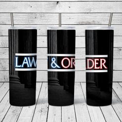 Law & Order design for 20 oz Skinny tumbler