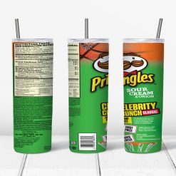 Pringles Celebrity Crunch Sour Crean & Onion design for 20oz Skinny tumbler