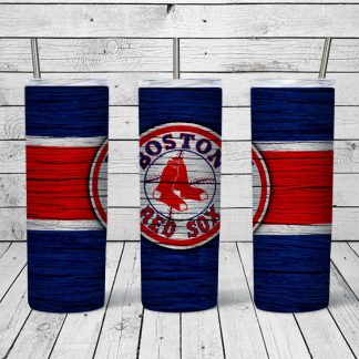 Boston Red Sox design for 20 oz skinny tumbler