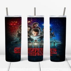 Stranger Things design for 20 oz tumbler
