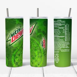 Mtn Dew design for 20 oz Skinny tumbler