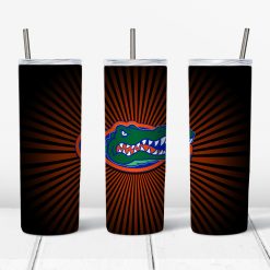 Florida Gators Black design for 20 oz skinny tumbler