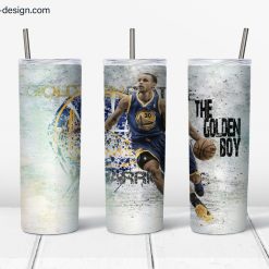 Stephen Curry design for 20 oz Skinny Tumbler