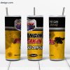 Lucas Motor Oil design for 20oz skinny tumbler