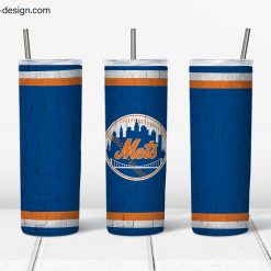 Mets design for 20oz skinny tumbler
