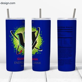 V Energy Drink Green design for 20oz Skinny Tumbler