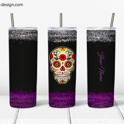Dia Del Morte design for 20oz skinny tumbler