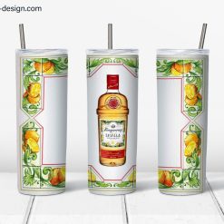 Gin Tanqueray Flor de Sevilla design for 20oz skinny tumbler