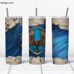 Harry Potter Ravenclaw design for 20oz skinny tumbler