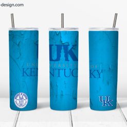 University of Kentucky design for 20 oz skinny tumbler