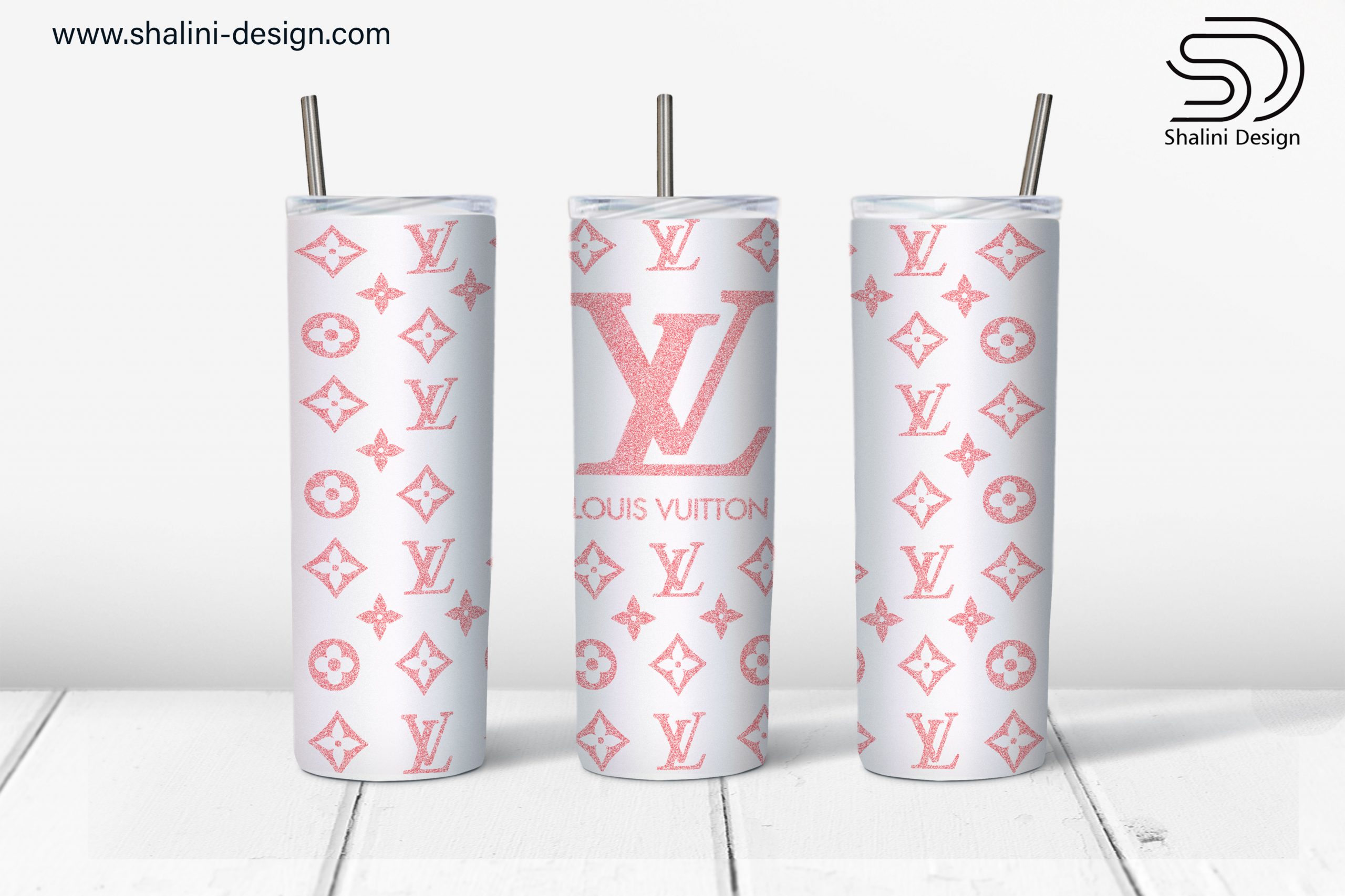 LV Logo Bucket Tumbler 20 oz Sublimation Tumblers – Designs By Lan