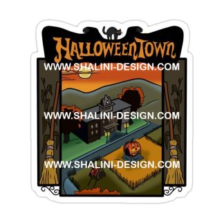 Halloween Town Sticker
