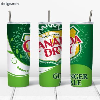 Canada Dry Ginger Ale design for 20oz Skinny tumbler