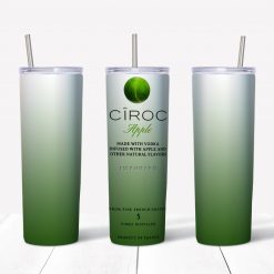 Ciroc Apple design for 2O oz skinny tumbler