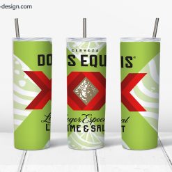 Dos XX Lime & Salt design for 20oz skinny tumbler