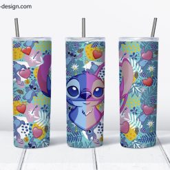 Stitch & Angel design for 20oz skinny tumbler