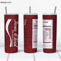 Jesus Cola design for 20oz skinny tumbler