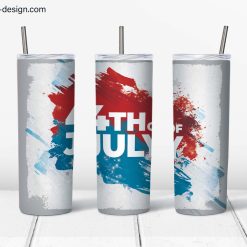 4th of July design for 20oz tumbler