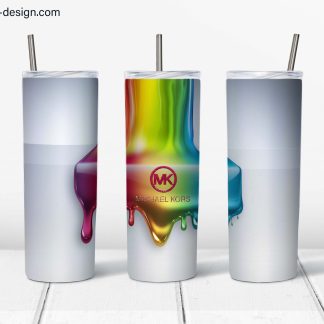 Michael Kors Dripping Colorful design for 20oz Tumbler