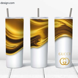 GUCCI Liquid Gold design for 20oz tumbler