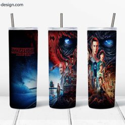 Stranger Things Officiel design for 20 oz tumbler