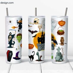 20oz Tumbler Design for Halloween
