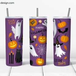Halloween Tumbler Design for 20oz Skinny