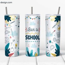 Back to School design for 20oz tumbler