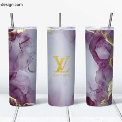 LV Golden Violet Design for 20 oz tumbler