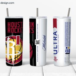 Michelob ULTRA HUSTON ROCKETS NBA Special Edition 20oz tumbler design