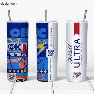 Michelob ULTRA New Orleans Pelicans NBA Special Edition 20oz tumbler design