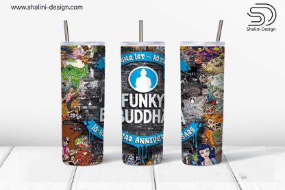 Funky Buddha design for 20oz tumbler
