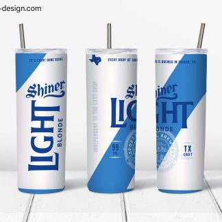 Shiner Light Blonde design for 20oz design